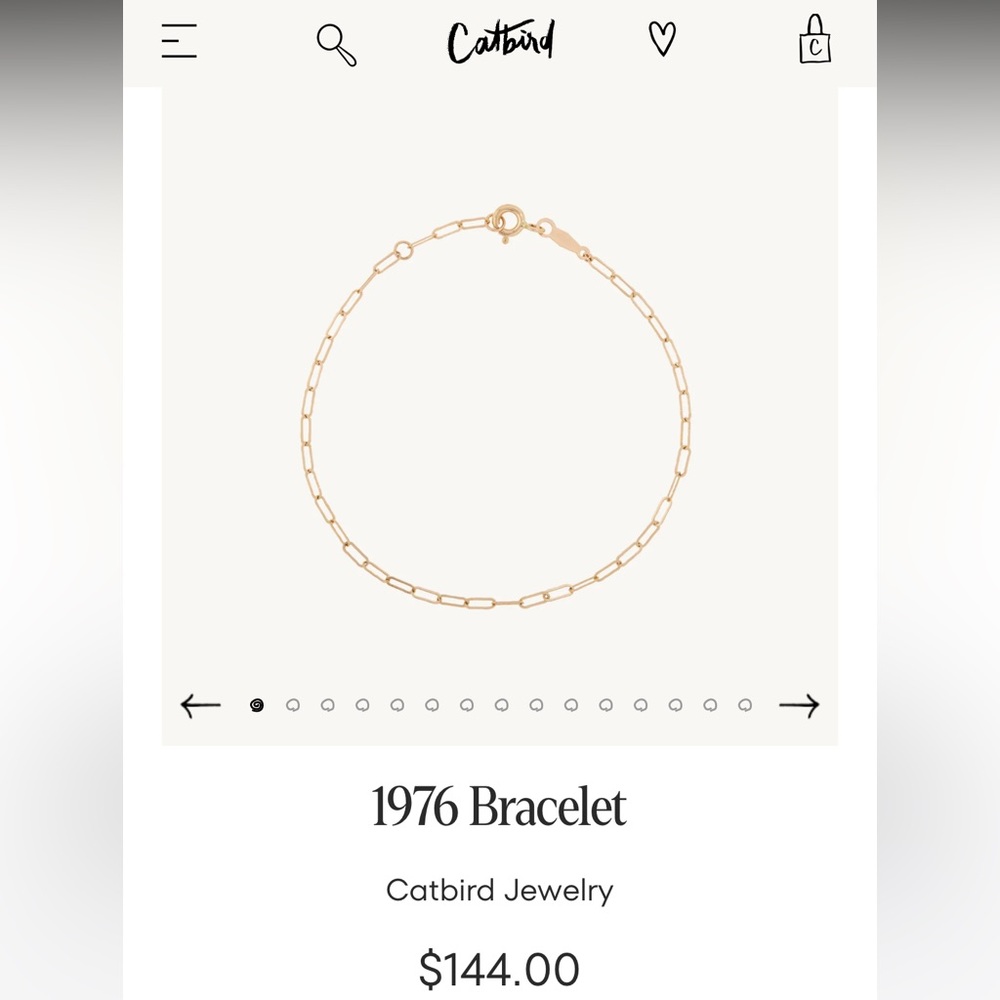 Catbird 1976 Bracelet solid gold